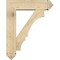 Ekena Millwork Balboa Arts and Crafts Rough Sawn Bracket w/ Offset Brace, Douglas Fir, 8"W x 30"D x 38"H BKT0806X30X38BOA03RDF - alternate 3